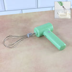 Complete view of the sleek Cordless Electric Whisk ready for use.