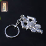 Decorative Mahakal Trishul metal keychain set perfect for gifting