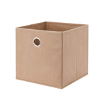 Lightweight foldable storage box used as cupboard drawer organiser