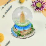 Elegant Snow Globe & LED Crystal Candle Light Home Décor Gift Set