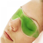 Ergonomic silk eye mask designed for comfort and dark circles relief.
