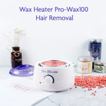 AuriGlam wax and oil heater showing its auto shut-off feature.