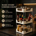 3-Tier Storage Organizer Rack – Compact & Versatile Shelf