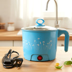Electric multifunction cooking pot used for quick boiling and steaming