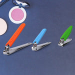 Top view of 3-in-1 stainless steel nail clipper set