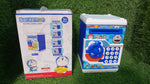 Electronic piggy bank featuring a password lock and automatic bill feeder.