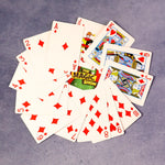 Close-up of poker-style Magic Show playing card