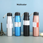 HydraLock water bottle with double wall vacuum insulation for long-lasting temperature
