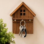 Compact stainless steel keychain with locking clip attached to bag