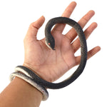 Lifelike snake toy used for pranks and garden decoration