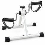 Mini pedal exerciser on white background