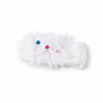 Lightweight elastic hairband for babies with stylish floral design