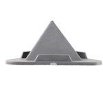 Grey desk mobile stand holding a tablet for easy viewing