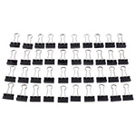 Compact 19 mm heavy-duty binder clips ideal for paperwork