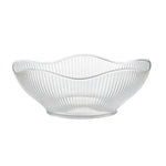 Plastic basket storing fresh vegetables