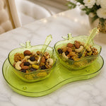 Apple Shape Serving Set – 2Pc Dinnerware | Indo Glow