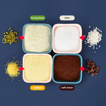 Infographic highlighting key features and benefits of the ChefAura electric grinder.