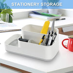 Compact desk organizer keeping daily essentials tidy.