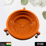 Durable plastic Matka Stand with a water pot for home use.