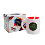 Beautifully crafted tea cup with a mixed design, ready for your favorite brew.