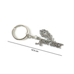 premium stainless steel religious keychain accessory