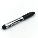 InkGlow Permanent Black Markers on a desk, ready for classroom use.