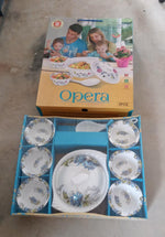 Versatile pudding serving set suitable for various occasions.