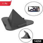 Black Pyramid Mobile Stand angled view highlighting adjustable angles