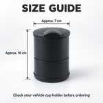 Car Ashtray with LED Light and Lid, Cup Holder Ashtray for Car Interior (1 Pc)