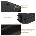 Sleek and modern design of the Tidy Table vacuum sealer machine from a side view.