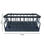 Plastic multipurpose bathroom storage rack for soaps, brushes and accessories