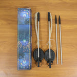 Decorative firework LED lights creating magical outdoor ambience