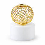Ball shape decorative LED light on white background