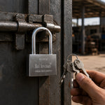 Lock used on gates, doors and storage units