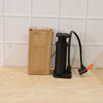 Detailed view of high-pressure foot pedal air pump mechanism