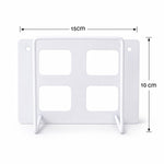 Size guide for WiFi router wall mount bracket stand