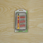 Live photo of 18 Pc multipurpose hand tool kit in card packing