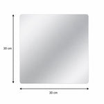 Mirror sticker size guide