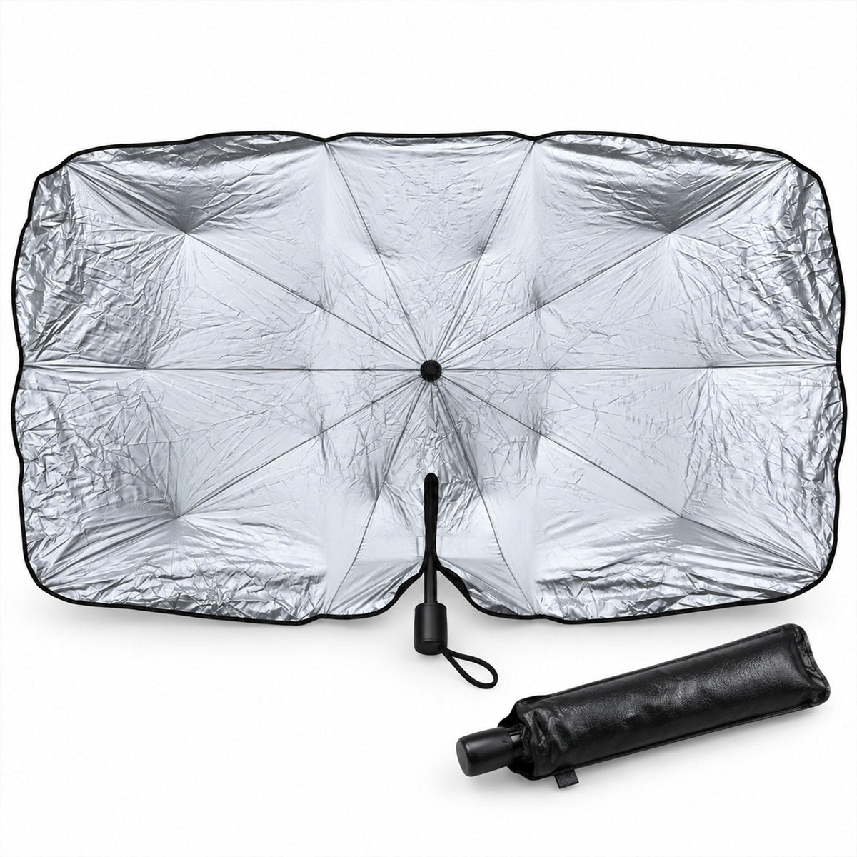 Windshield umbrella design view