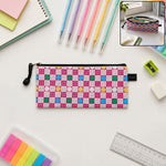 Pencil zipper pouch stationery organizer
