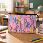 Car pencil pouch open view