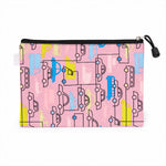 Car print pouch white bg
