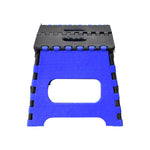 Versatile folding step stool providing a safe boost for both adults and kids.