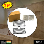 Lifestyle shot of the wall mount soap rack in a tidy bathroom setting.