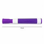 Close-up view of the fine nib of a dry erase marker for precise writing.