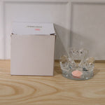 Packaged crystal swan showpiece ready for gifting