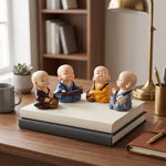 baby monk Buddha figurines office desk decor
