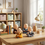 baby monk Buddha figurines study table decor