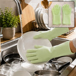 Silicone cleaning gloves washing dishes