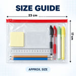 Zipper pouch size guide